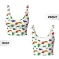 thumbnail image 5 of Lsque Cartoon Sea Turtle Printed Women'S Sports Bra, Compression, Moisture Wicking, High-Impact Sports Bra For Women,Supportive sports bra-XX-Large, 5 of 9
