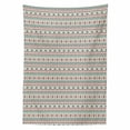 thumbnail image 2 of Aztec Tablecloth, Geometric Shapes in Hand-Drawn Style Grunge and Retro Cultural Illustration, Rectangle Satin Table Cover Accent for Dining Room and Kitchen, 60" X 90", Multicolor, by Ambesonne, 2 of 2