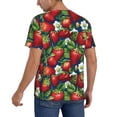 thumbnail image 5 of Haiem Hip Hop Hipster Baseball Jersey Button Down Shirts Sports Uniforms Men Women Jersey(Strawberry2,Medium), 5 of 9