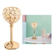 thumbnail image 3 of Decoración para hogar Crystal Holder para comedor de , Navidad, Acción de Gracias, Valentín, Inauguración Dorado 165cm perfecl candelero de cristal candelita, 3 of 8