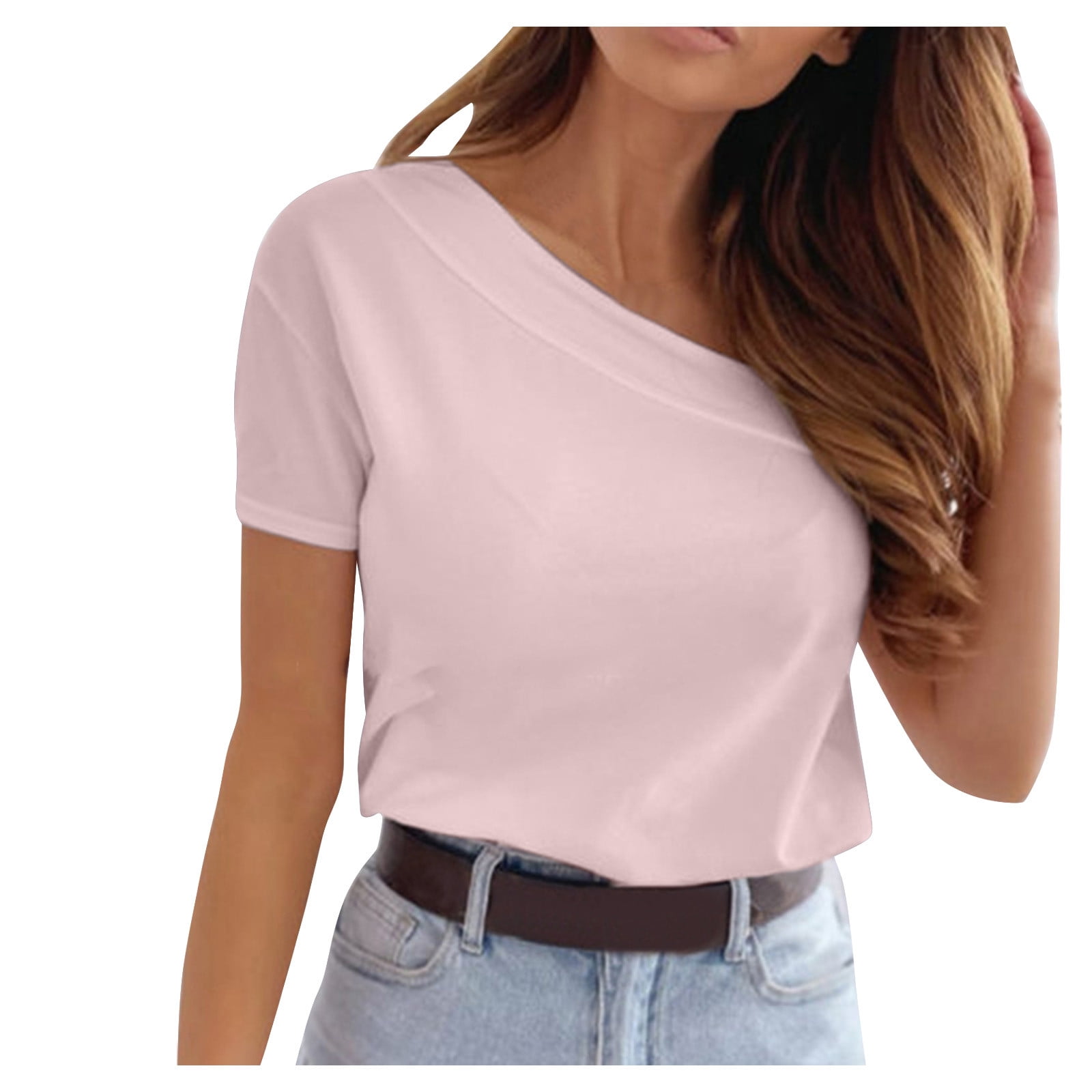 1600px x 1600px - Women Shirts Short-Sleeved Daily Sexy Fit Shirt Thick Women Shirt -  Walmart.com