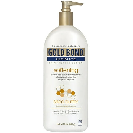 Gold Bond Ultimate Softening Skin Therapy Lotion with Shea Butter 20 oz (Pack of 3)