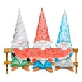 thumbnail image 2 of Edwins, Hugo 20x20 Gold Ornate Wood Framed with Double Matting Museum Art Print Titled - Watermelon Gnomes, 2 of 4