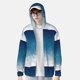 thumbnail image 2 of Balery Christmas Snowflakes Sudadera ligera de manga larga con capucha y protección solar UPF 50+ para hombre y mujer, ideal para pesca y running-Medium, 2 of 7