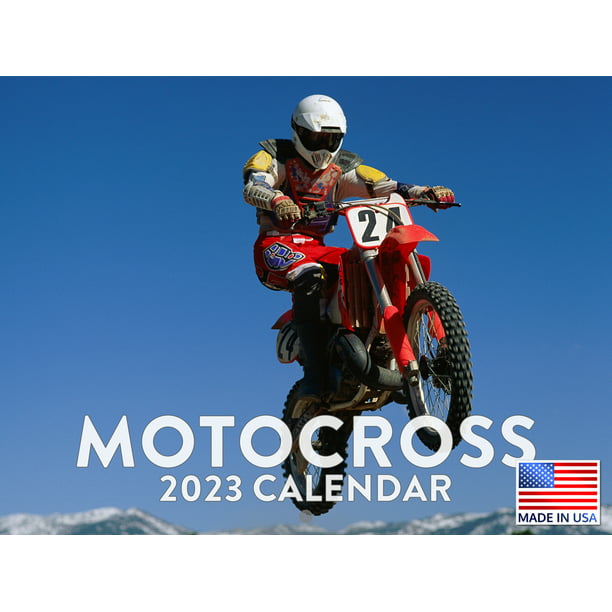 Motocross Calendar 2023 Monthly Wall Hanging Calendars Dirtbike