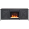 thumbnail image 6 of Evelyn&Zoe Granger Rectangular TV Stand with Crystal Fireplace for TV's up to 65", Charcoal Gray, 6 of 11