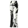 thumbnail image 4 of Flare Pants for Women -70s Wide Leg Flair Leggings Disco Festival Outfits High Waist Bell Bottom Trousers, 4 of 6