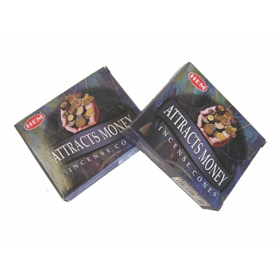 2 Boxes of Attract Money Incense Cones