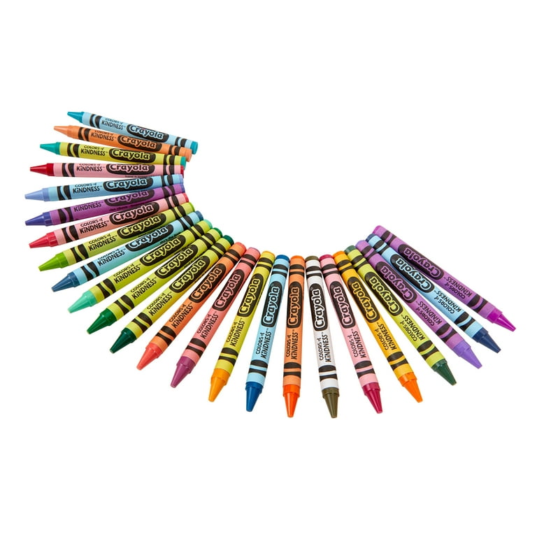 Crayola Colors of Kindness Crayons, 24 Per Pack, 12 Packs 