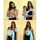 thumbnail image 3 of Portabebés Canguro Baby Azul Profundo transpirable para Niños Pequeños, 3 of 7