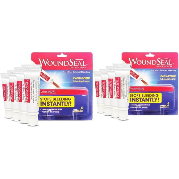 WoundSeal Powder Biolife, primeros auxilios para el cuidado de heridas, paquete de 2