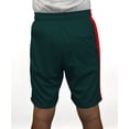 thumbnail image 4 of DIGITMON Men's Casual Performance Outdoor Relaxed Running Workout Training Sports Athletic Striped Fleece Shorts Made in USA (FGREENRED, L), 4 of 4