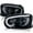 Glossy Black Housing Smoke Lens, variant on Spec-D Tuning Glossy Black Smoke Projector Headlights w/ LED Light Bar Compatible with 2004-2005 Subaru Impreza RS/ WRX/ Outback/ STI, Left + Right Pair Headlamps Assembly
