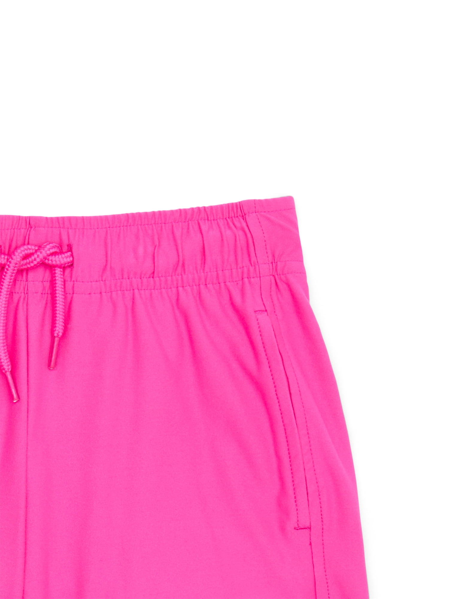 Athletic Works Girls ButterCore Shorts, 2-Pack, Sizes 4-18