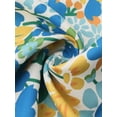 thumbnail image 5 of DARING DIVA Women's Elastic Waist A-Line Midi Skirt S Apricot Flower, 5 of 5