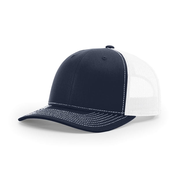 Gorra de béisbol Richardson 112 Trucker Snapback Split Navy/White