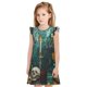 thumbnail image 1 of Fotbe Baroque Floral Still Life Vestido de Dormir para Niñas de 3 a 10 Años, Mangas Cortas, Estilo Princesa, Pijama Camisón con Mangas Voladas-XX-Large, 1 of 6