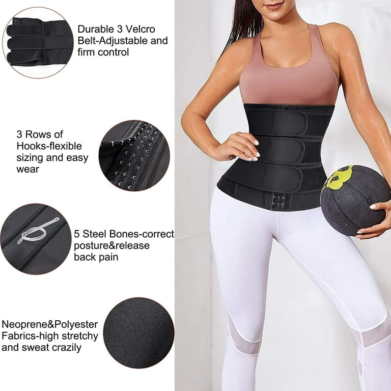 Waist Trainer Belt Adjustable Belt Tummy Control Girdle Accelerate Calorie  Burning Workout Girdle Sliming Fitness Waist Trimmer