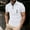 White, variant on Mens Polo Shirts Quarter Zip Shirts Casual Classic Lightweight Short Sleeve Lapel Shirt with Pocket Black M(M)
