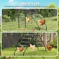 thumbnail image 4 of PawHut Chicken Coop Perches with Swing, Chicken Run Accessories Toy, 4 of 10