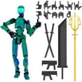 thumbnail image 2 of Juego de muñecas móviles, muñeca móvil Titan Robot impresa en 3D, muñeca móvil posable, adecuada para coleccionistas, decoración de escritorio, 2 of 5