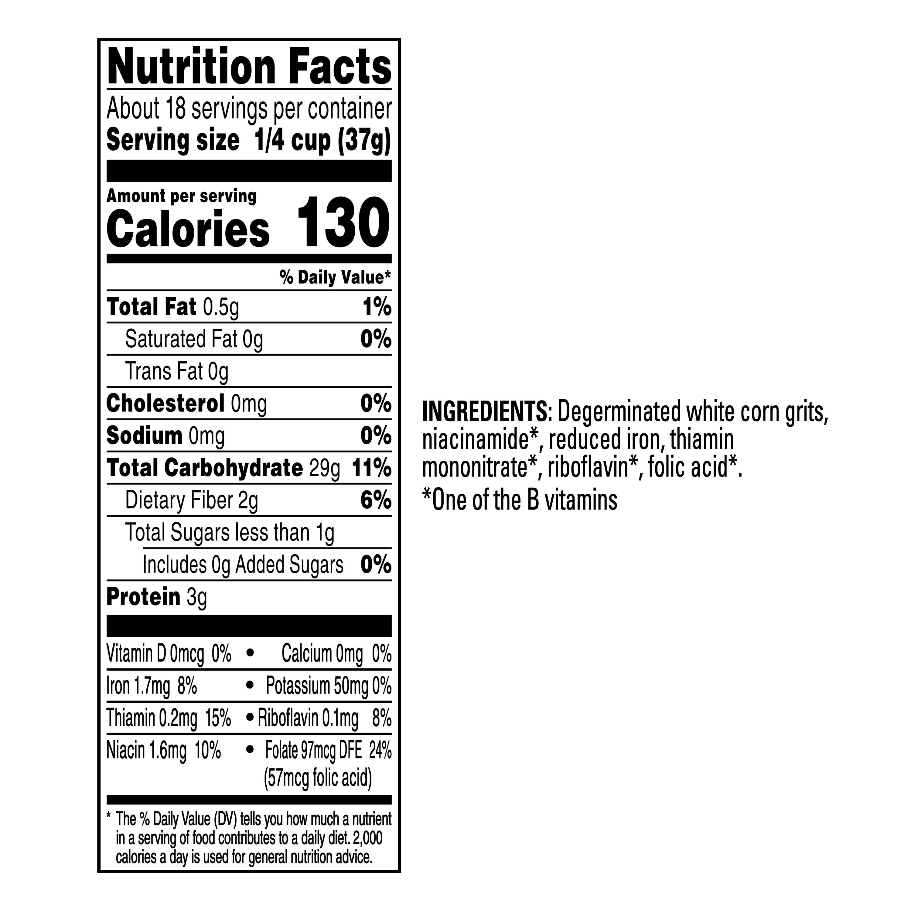 (12 pack) Quaker Original Quick 5-Minute Grits, Shelf-Stable, 24 Oz Canister
