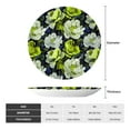 thumbnail image 2 of Kdxio Teal floral elegance Bone China Decorative Plate Ceramic Decorative Plate for Home Office Wall Stand Decorative Plates for Home Bedroom-8in, 2 of 6