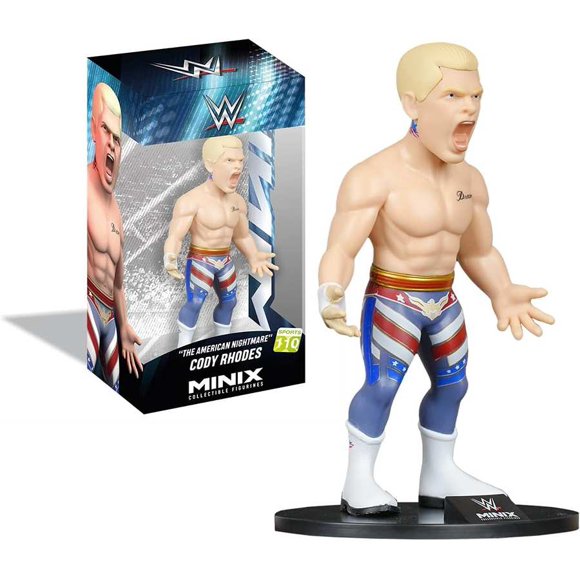 Minix Sports Lutte WWE Cody Rhodes (The American Nightmare) Figurine en Vinyle de Collection 4,75 Pouces No 110