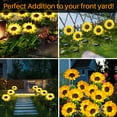 thumbnail image 5 of Sunflower Solar Lights Outdoor Garden Lights VIIWII 2 Pack LED Outside Lights for Lawn Yard Pathway, 5 of 7