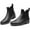 Black, variant on Oyedens Womens Ankle Rain Boots Waterproof Short Chelsea Boots Anti Slip Short Rubber Rainboots