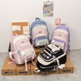 thumbnail image 2 of 5PCS Kawaii Cute Backpack Set, Preppy Back To School Daypack, Travel Bag, Tote Bag, Pencil Case & Purse, 2 of 3