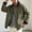 Coffee, variant on Men's Barn Jacket, Corduroy Collar Canvas Work Jacket, Button Front Chore Coat with Pockets, Everyday Wear Weekend Travel