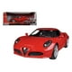 Motormax 79320r Alfa Romeo 4C Rouge 1-24 Diecast Modèle de Voiture – image 1 sur 1