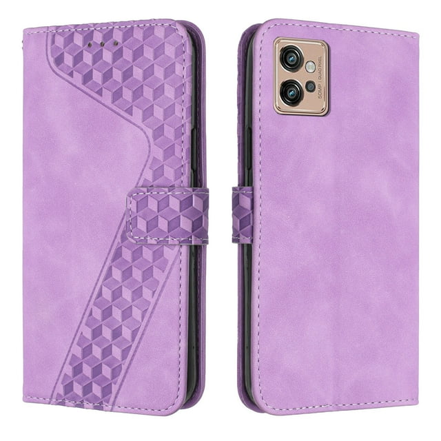Compatible with Motorola Moto G32 Case Wallet Design with Card Slots Magnetic Closure Cover
