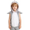 thumbnail image 2 of Girls' Animal Unisex Sleeveless Hooded Top Girls Dress up Clothes Halloween Boys 5-6 Years, 2 of 9
