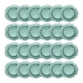 thumbnail image 5 of 24Pcs Round Charger Plates Plastic Reef Plate Dinner Tableware Decor 32cm Green, 5 of 12