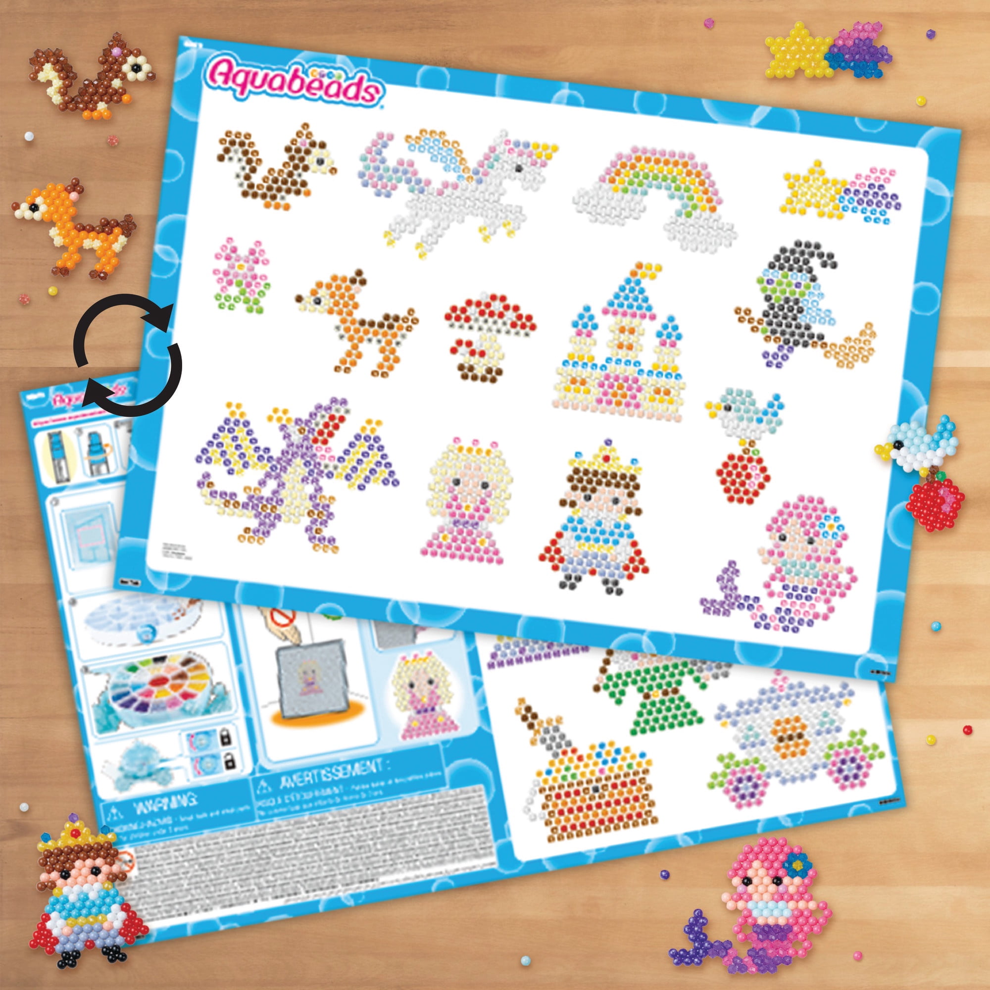Aquabeads Mythical Adventure Craft Studio, Complete Arts & Crafts Bead Kit for Children - over 1,500 Beads!