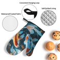 thumbnail image 3 of Sikiie Cute Koi Fish Serenity Oven Mitts and Pot Holders, Silicone Oven Gloves, Heat Resistant Oven Mitts 4Pcs Set, 3 of 6