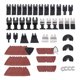 thumbnail image 1 of Kits de Hojas de herramientas múltiples NikouMX Sierra oscilante 98 piezas Acero con alto contenido de carbono, 1 of 8