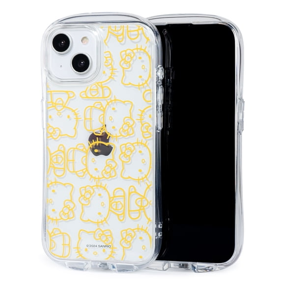 iFace Hello Kitty and Friends Clear Compatible with iPhone 15 Plus Case [Look in] Drop Tested Hybrid Cell Phone Grip Cover  Hello Kitty