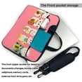 thumbnail image 2 of Lsque Cute Cat Pattern Laptop Bag – Portable & Slim Single-Shoulder Computer Case with Adjustable Strap, Protective, Lightweight for 13”/14”/15.6” Laptops, 2 of 8