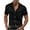 Black, variant on Men's Muscle Dress Shirts Solid Short Sleeve Dress Party Shirts Athletic Slim Fit Stretch Business Casual Button Down Shirt Beige XXXXL
