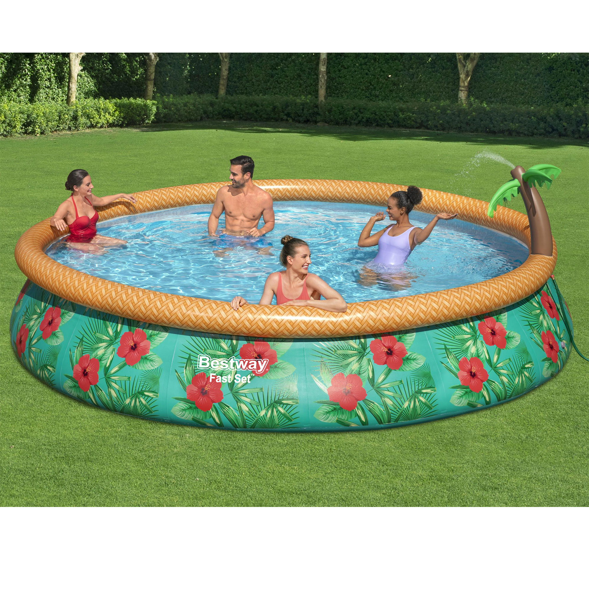 Bestway - Fast Set Paradise Palms Inflatable Pool Set - image 13 of 13