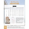 thumbnail image 7 of Eytino Womens Wide Leg Pants Casual Loose Summer Boho Drawstring Elastic Waist Travel Vacation Beach Pants Hollow Out Textured Lounge Pants, 7 of 7