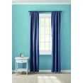 thumbnail image 2 of Your Zone Blackout Curtain Panel Pair, Set of 2, Chambray Blue, 38"W x 84"L, 2 of 8