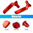 thumbnail image 6 of Unique Bargains Motorcycle Saddle Bag Latch Kit Handle Lever for Harley-Davidson Road King 2014-2019 Red, 6 of 7