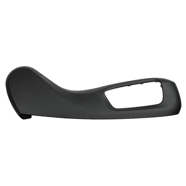 Reemplazo de cubierta de riel de asiento exterior delantero, pieza de reparación, tapizado de asiento profesional, Derecha negra