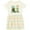 Natural with Stripes, variant on Inktastic Cute Lizards Hanging out Girls Toddler Dress