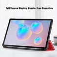 thumbnail image 6 of Dteck Slim Case for Samsung Galaxy Tab S6 Lite 10.4 Inch 2022/2020 Model (SM-P610/P613/P615/P619), Hard Back Shell PU Leather Shockproof Stand Back Cover,Red, 6 of 8