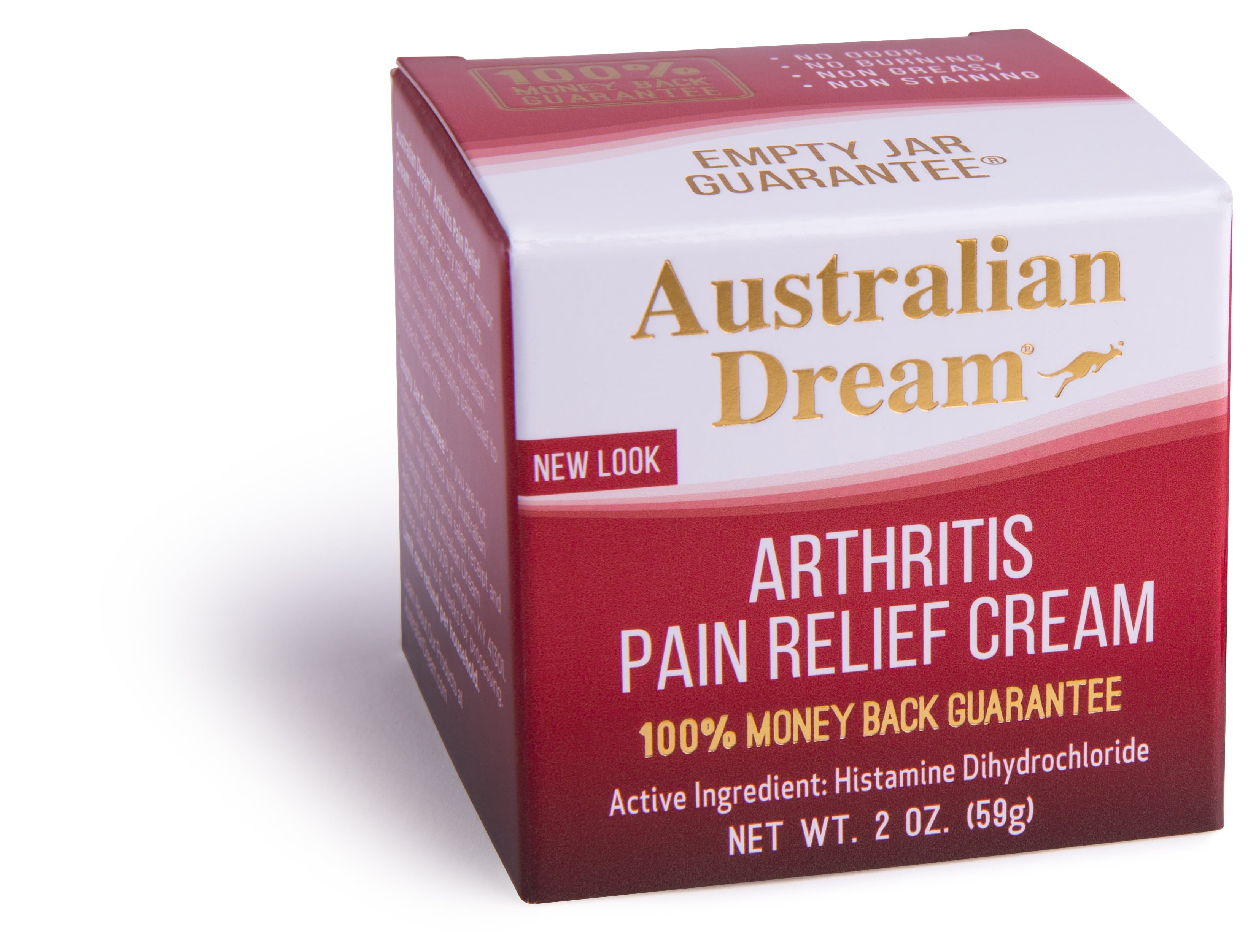 Australian Dream Arthritis Pain Relief Cream 2 Oz Box Walmart Com Walmart Com